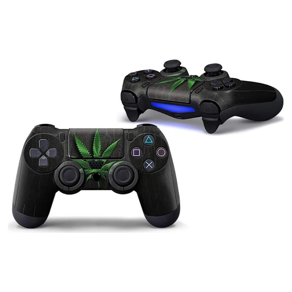 Protector de Vinilo para Controlador Sony PS4 - Hoja de Hierba