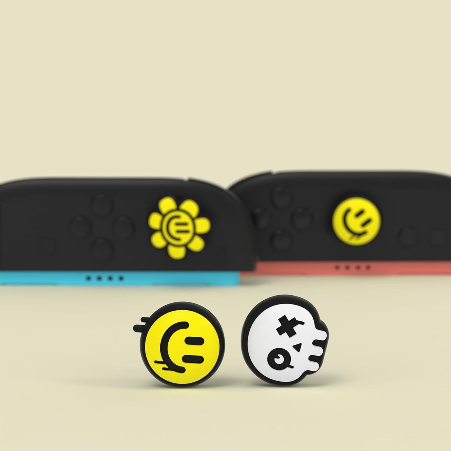 Agarraderas para Pulgar PlayVital para Nintendo Switch 2 - 6 Tapas de Silicona