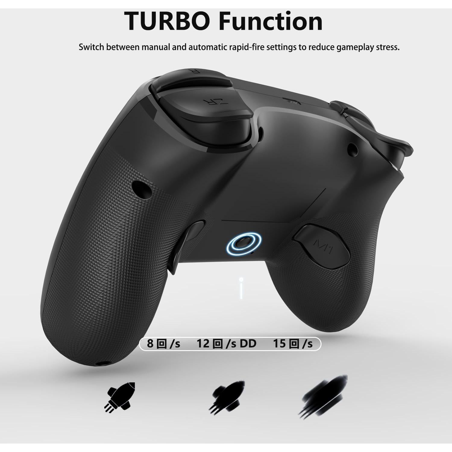 Controlador Inalámbrico PeriphX para Nintendo Switch - RGB, Giroscopio 6 Ejes