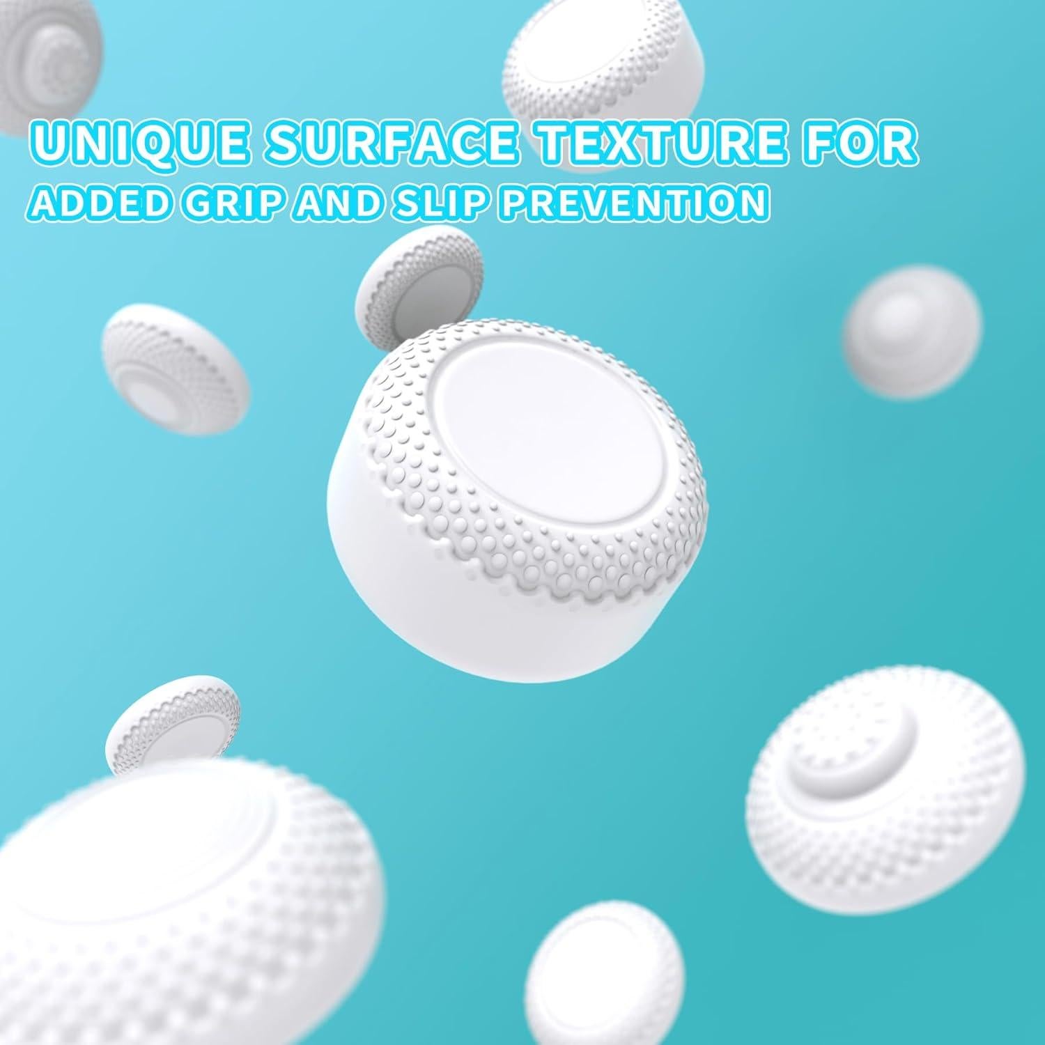 Tapas de Pulgar PlayVital para Joycon 2 - 8 Pack, 4 Alturas