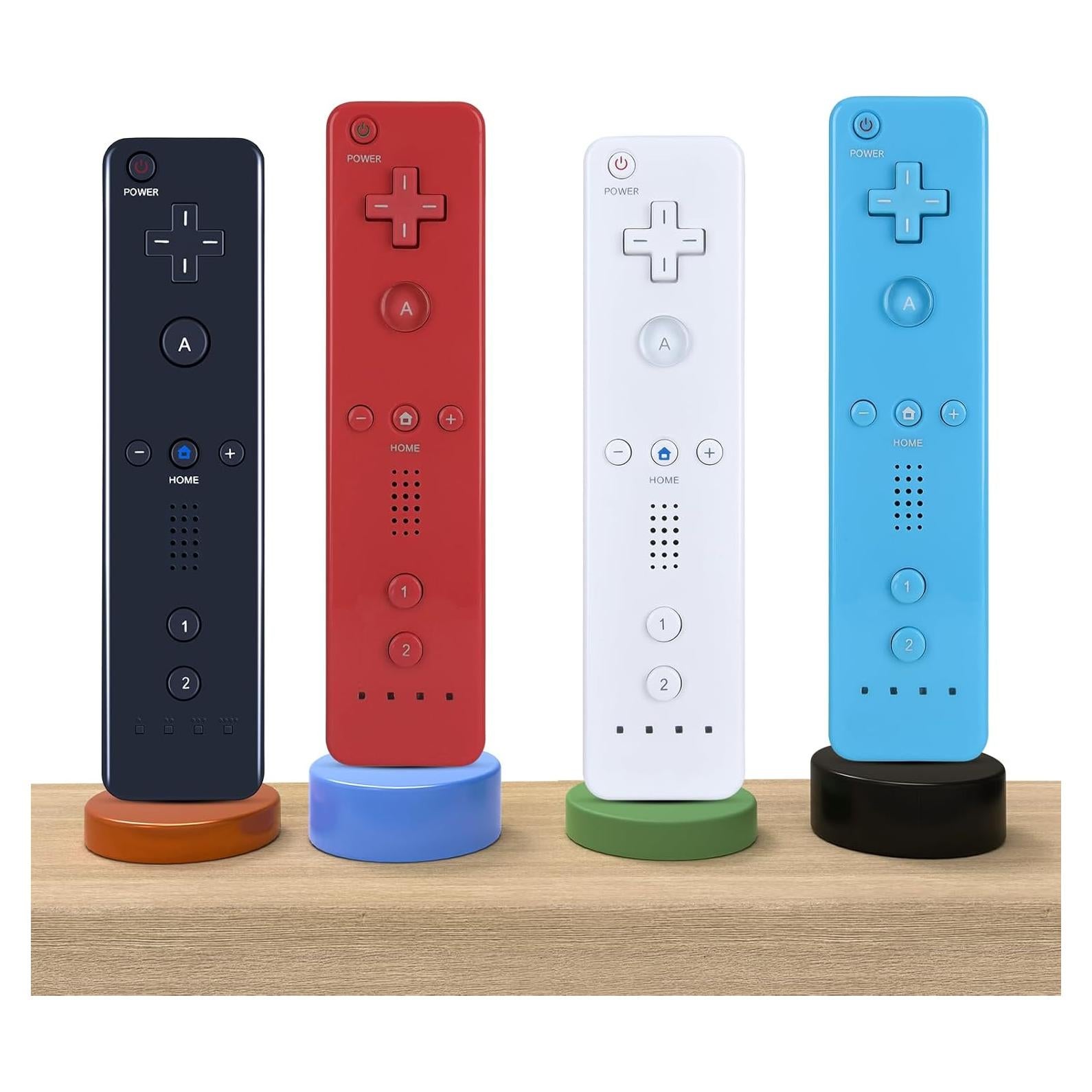 Control Remoto RETROSUN para Nintendo Wii/Wii U con Motion Plus y Nunchuck Integrados - Blanco