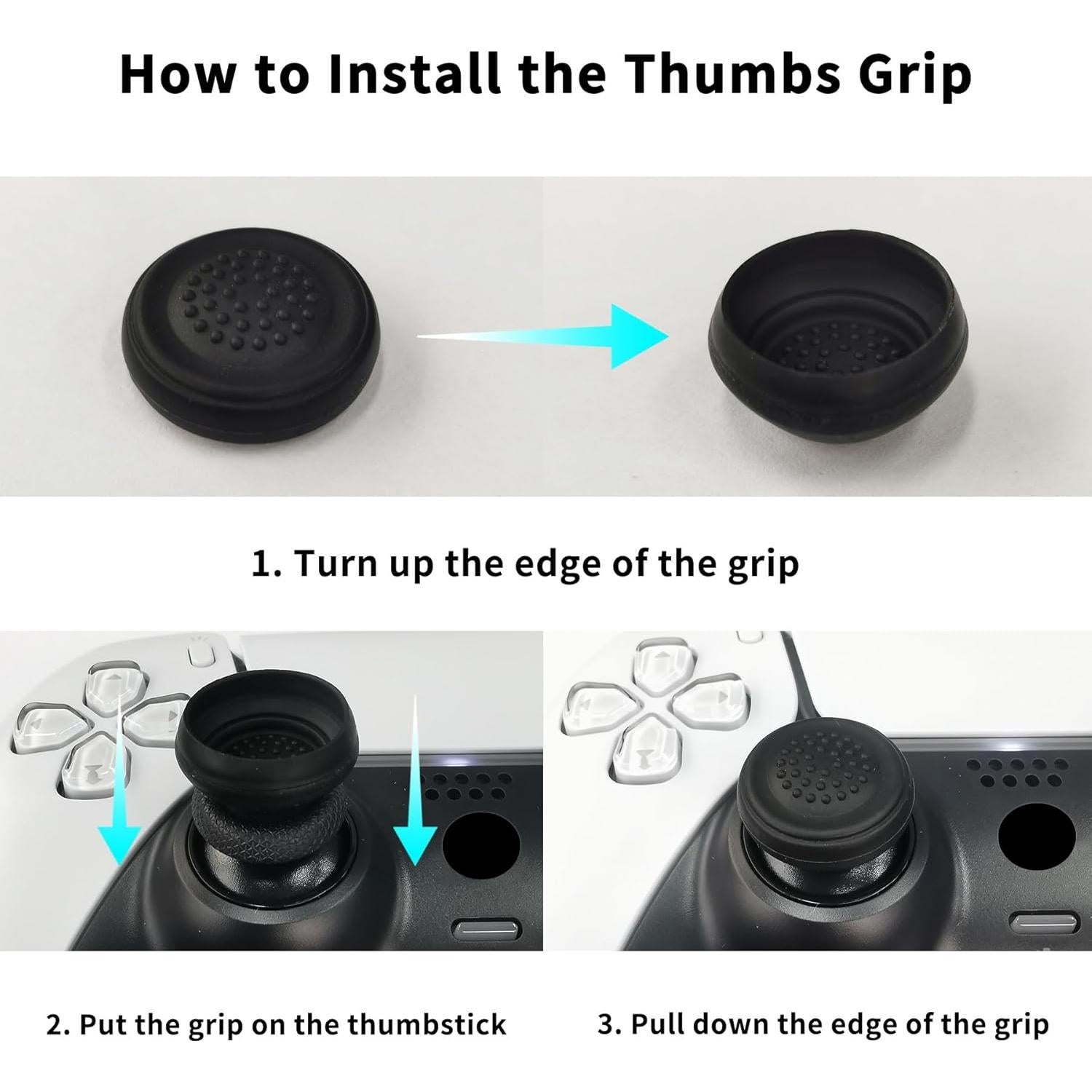Funda de Silicona Antideslizante PlayVital para Controlador PS5