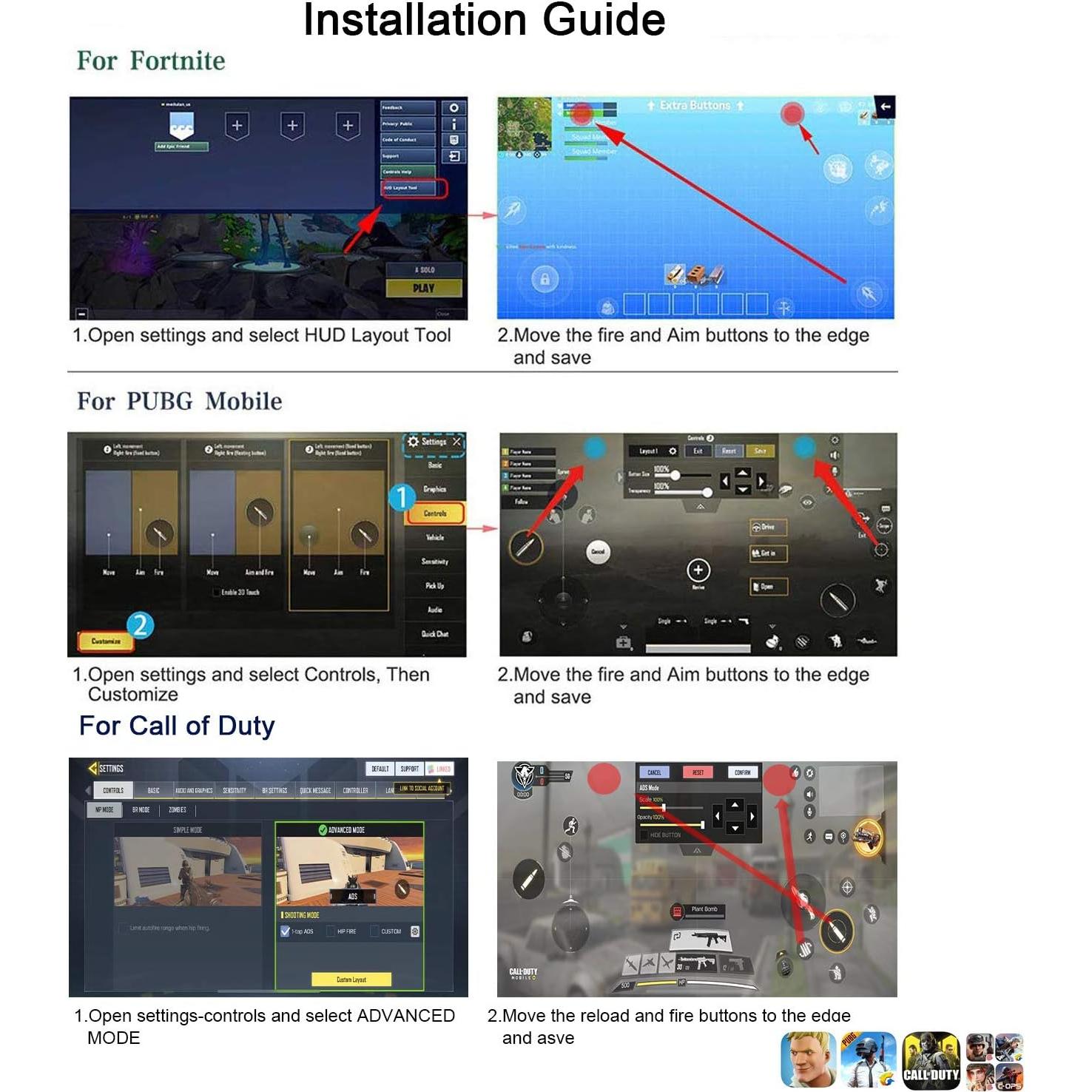 Controlador de Juego Móvil GOFOYO K21 para iPhone y Android