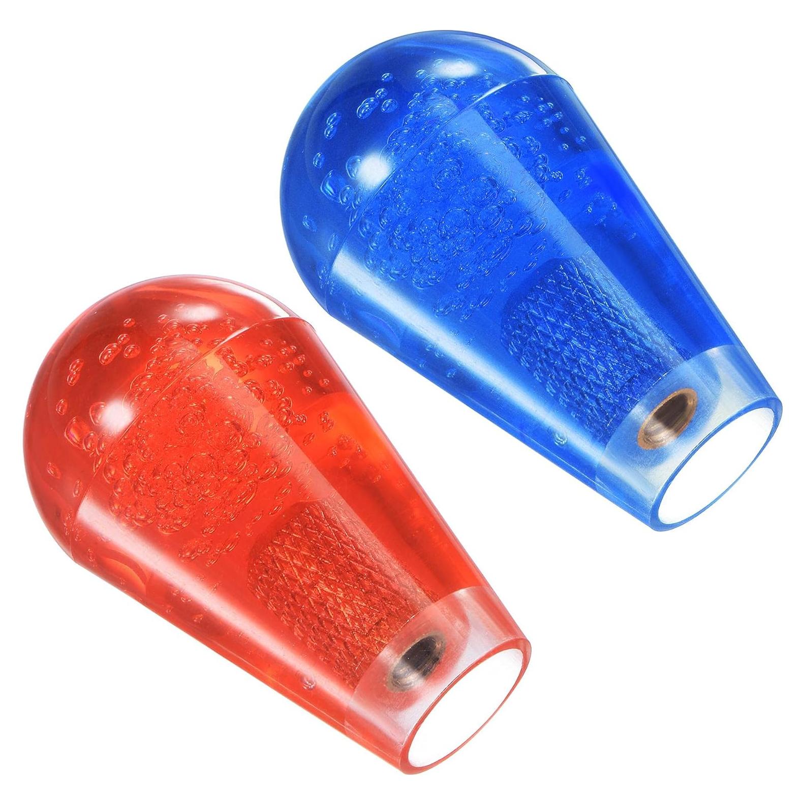 Mango de Joystick Ovalado uxcell 52mm Rojo Azul para Arcade