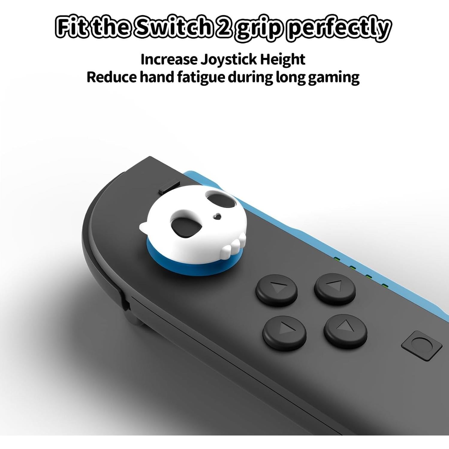 Tapas de Joystick GeekShare Calavera para Nintendo Switch 2 - 4 Piezas