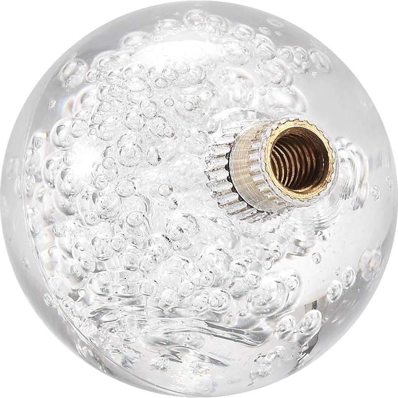 Mango de Joystick Esférico uxcell 39mm Cristal Blanco M6