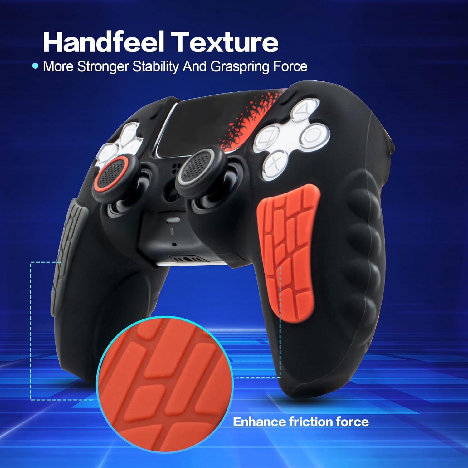 Funda de Silicona Antideslizante ECHZOVE para Controlador PS5