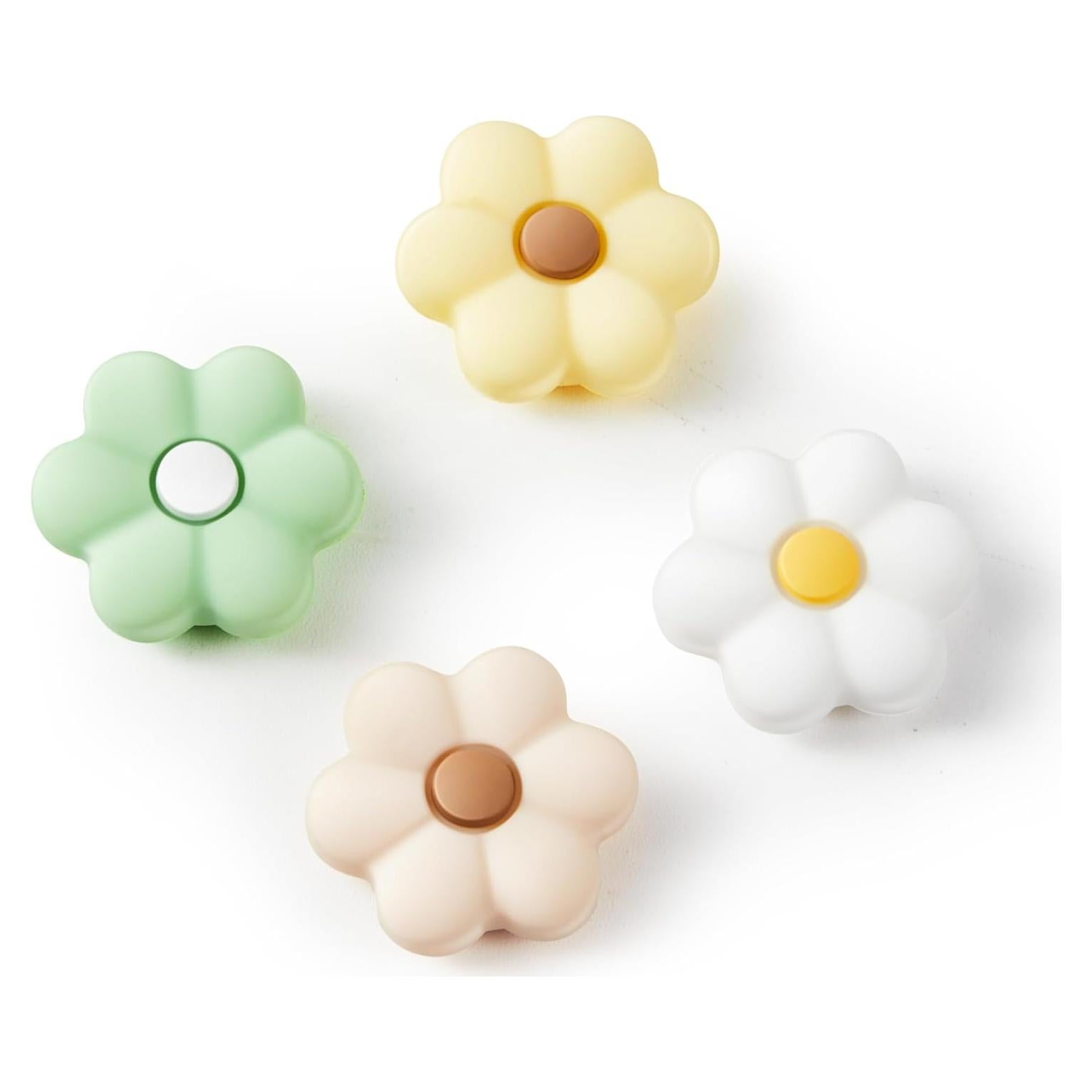 Empuñaduras para Pulgar CasosexploreLab para Nintendo Switch 2 - 4 Tapas de Joystick Silicona Floral