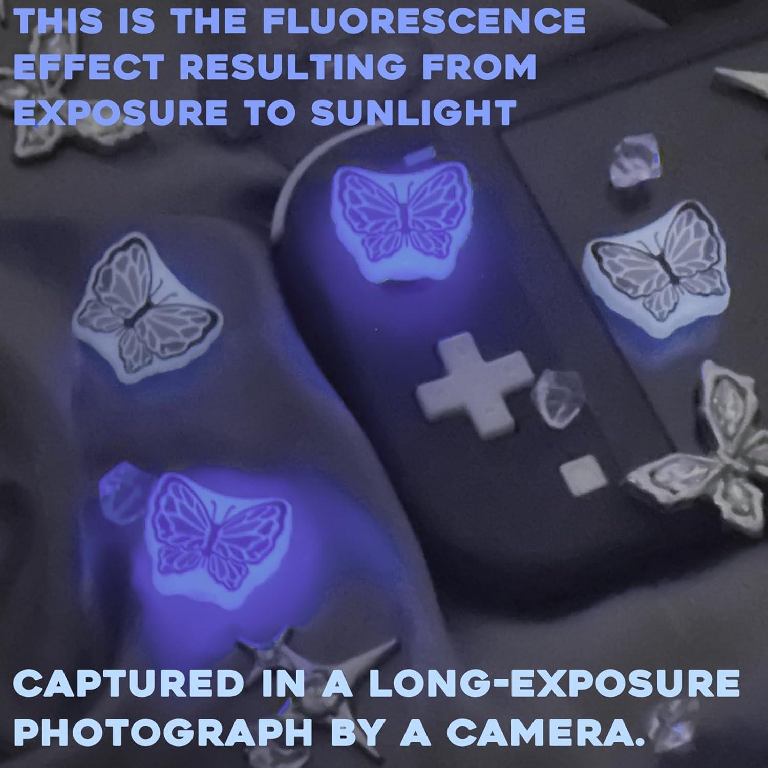 Tapas de agarre de pulgar BUNBOO para Joycon Nintendo Switch 4PCS