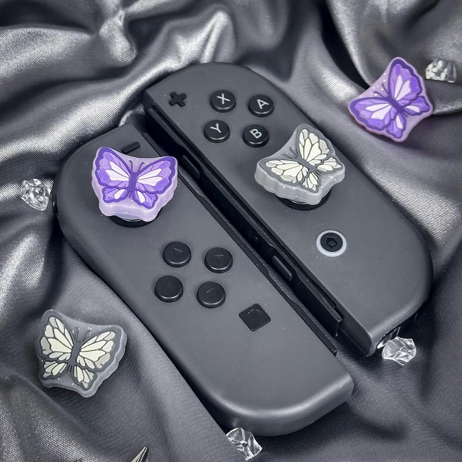 Tapas de agarre de pulgar BUNBOO para Joycon Nintendo Switch 4PCS