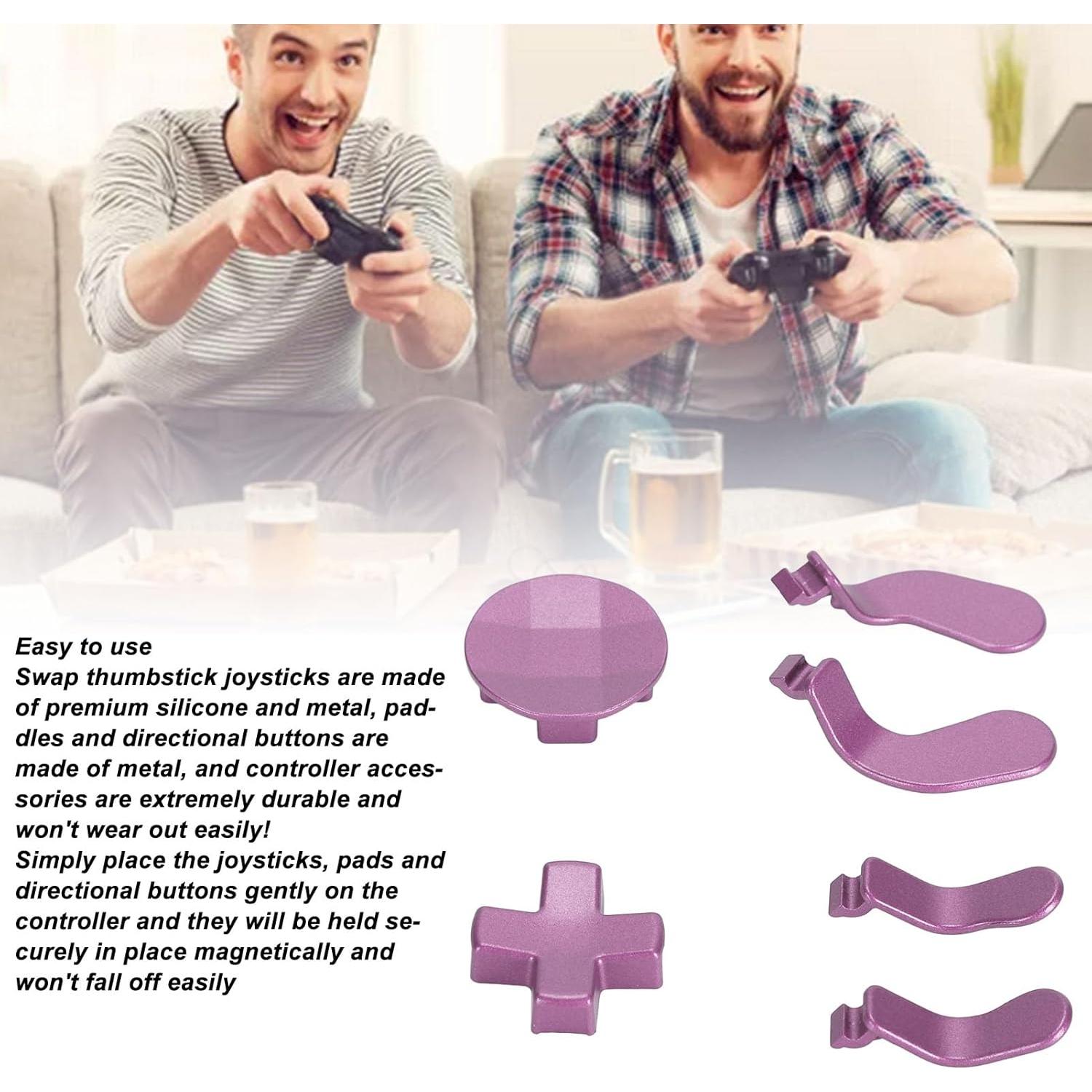 Kit de Reemplazo de Thumbsticks y Paddles Metal para Xbox One Elite Series 2