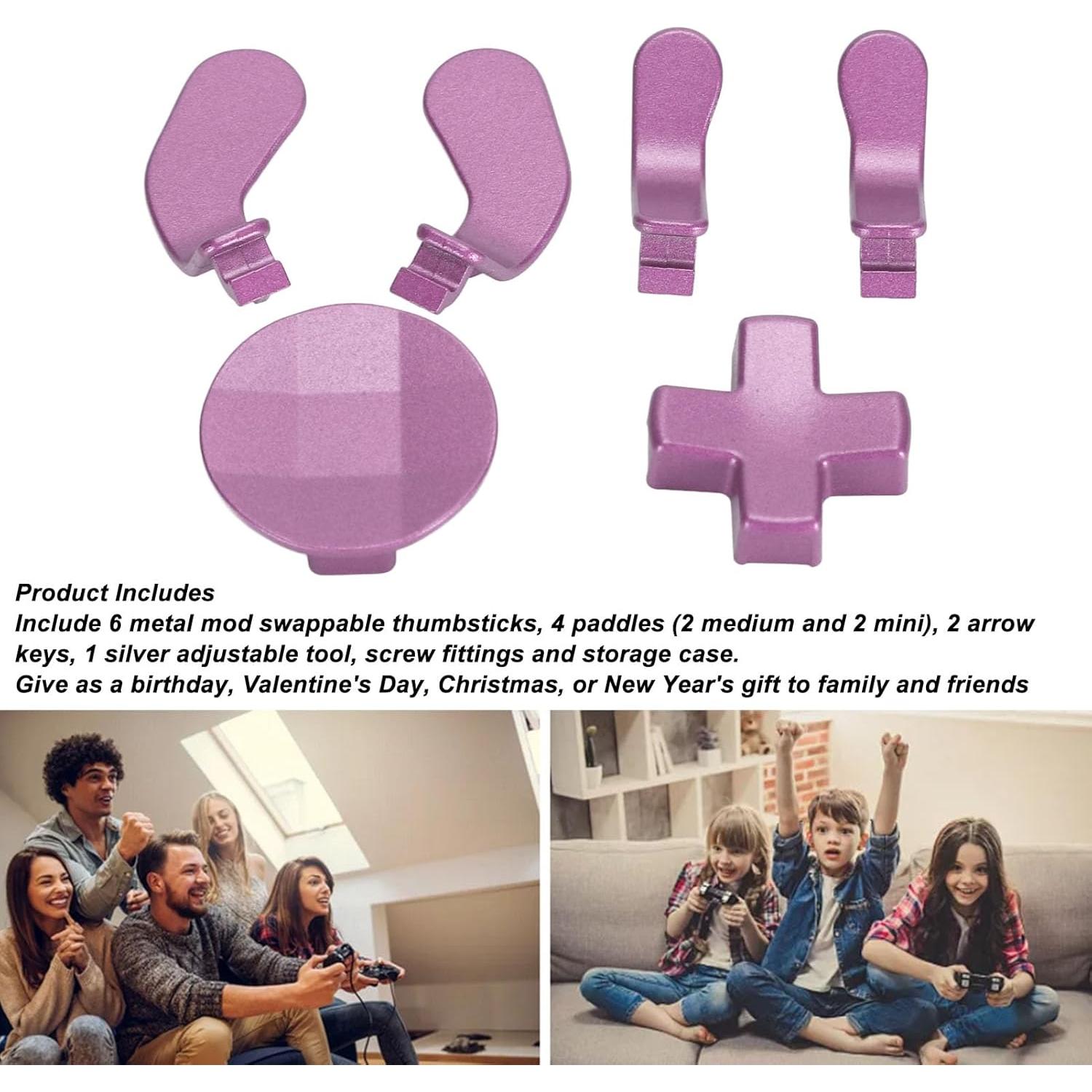 Kit de Reemplazo de Thumbsticks y Paddles Metal para Xbox One Elite Series 2