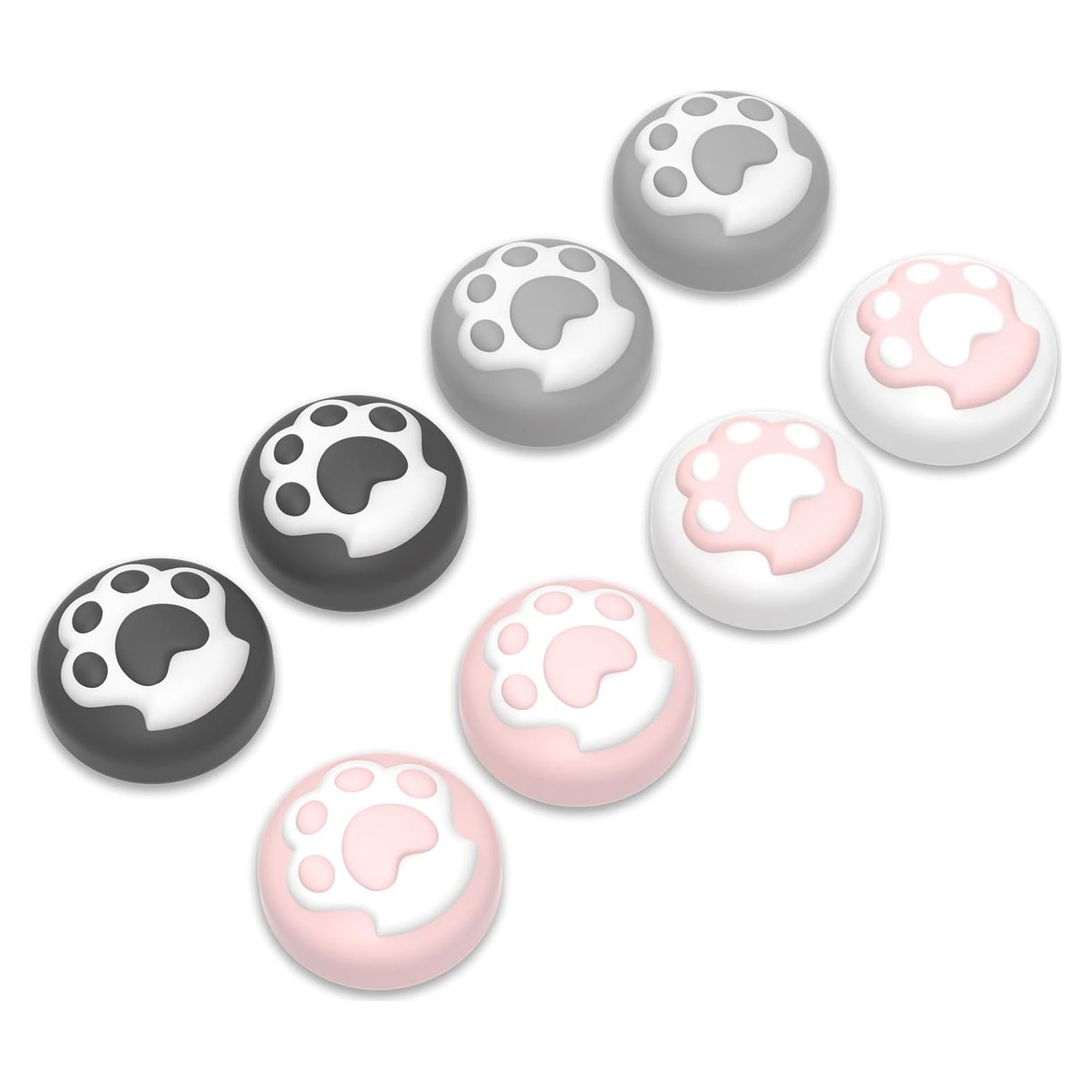 Agarraderas de Pulgar PlayVital para Nintendo Switch 2 - 8 Tapas de Silicona