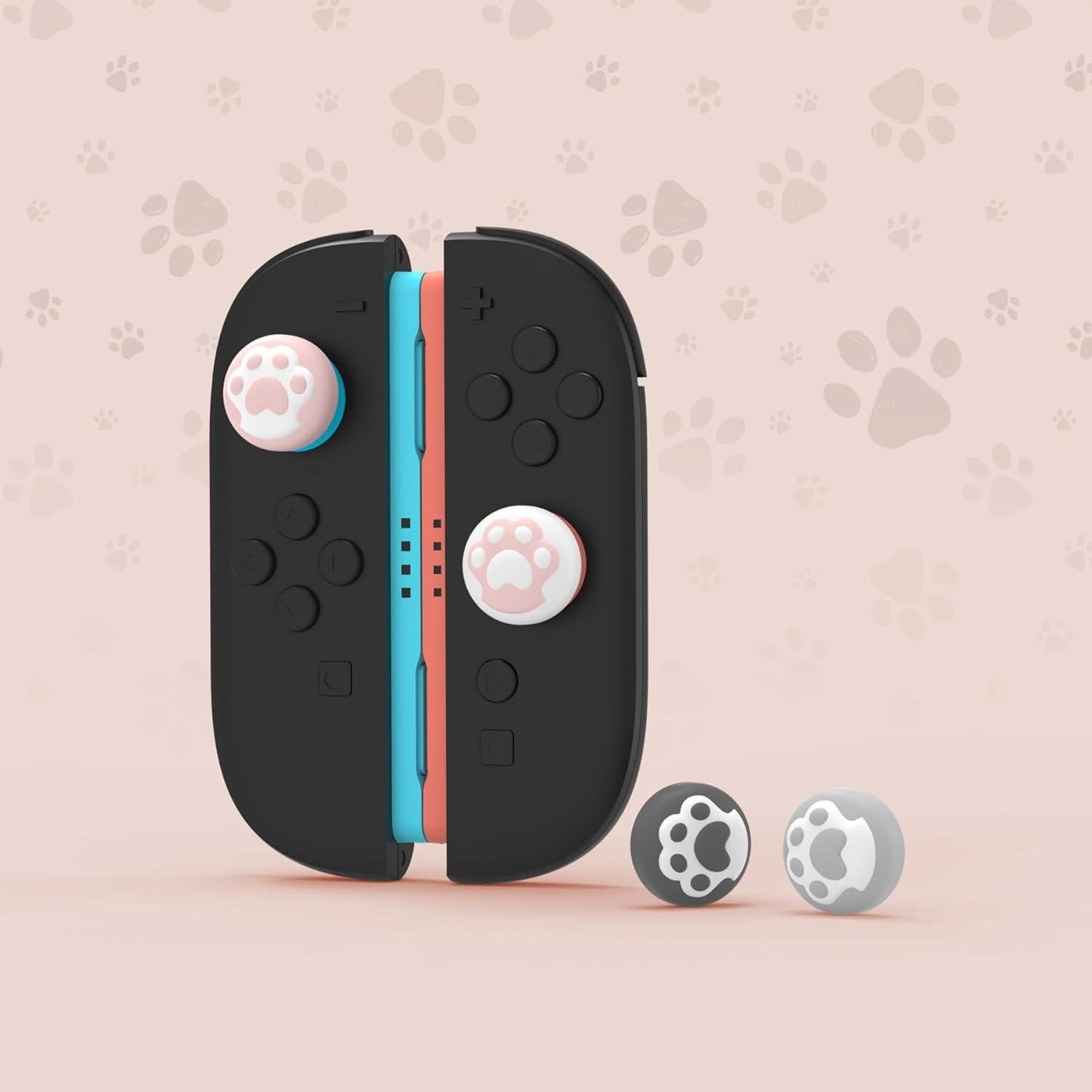 Agarraderas de Pulgar PlayVital para Nintendo Switch 2 - 8 Tapas de Silicona