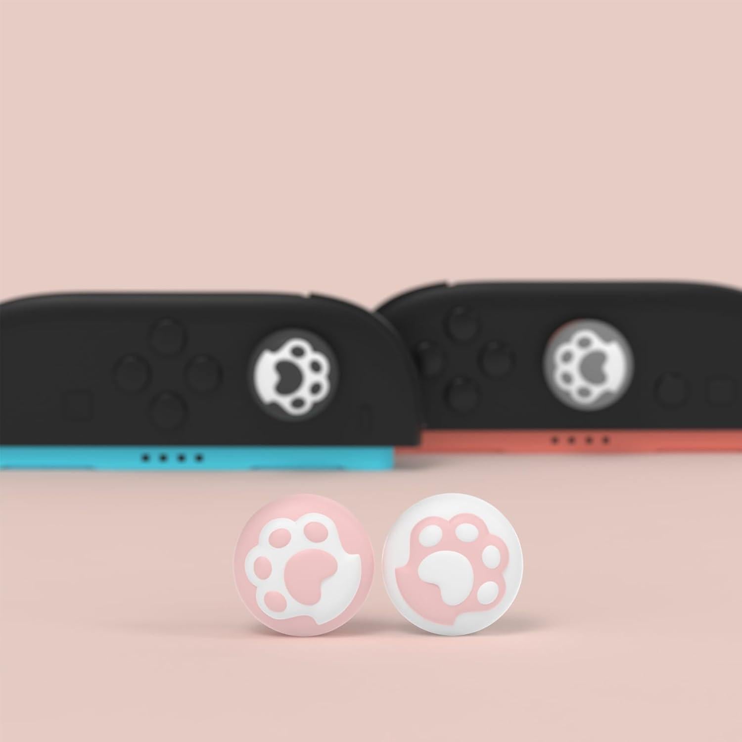 Agarraderas de Pulgar PlayVital para Nintendo Switch 2 - 8 Tapas de Silicona