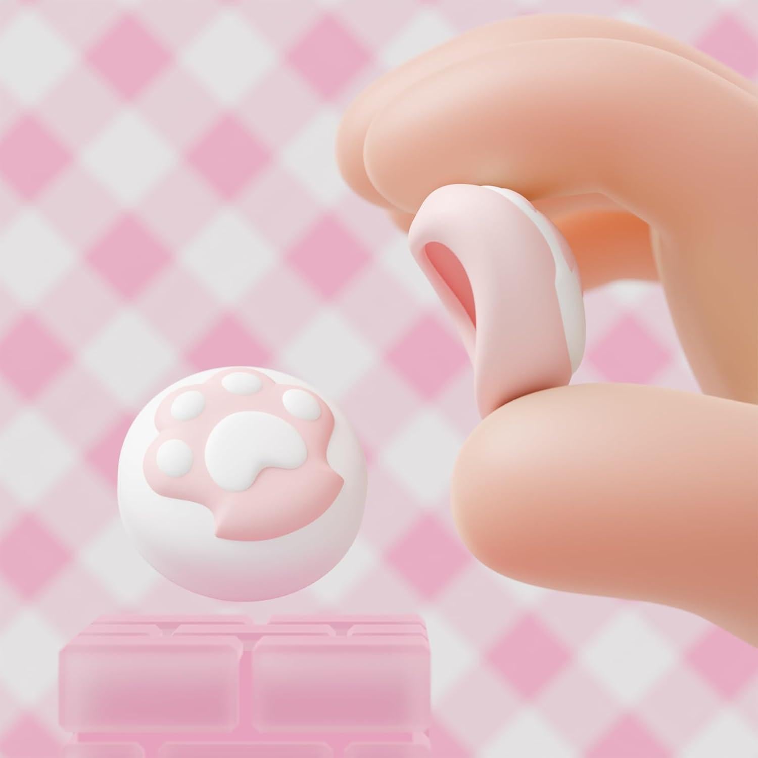 Agarraderas de Pulgar PlayVital para Nintendo Switch 2 - 8 Tapas de Silicona