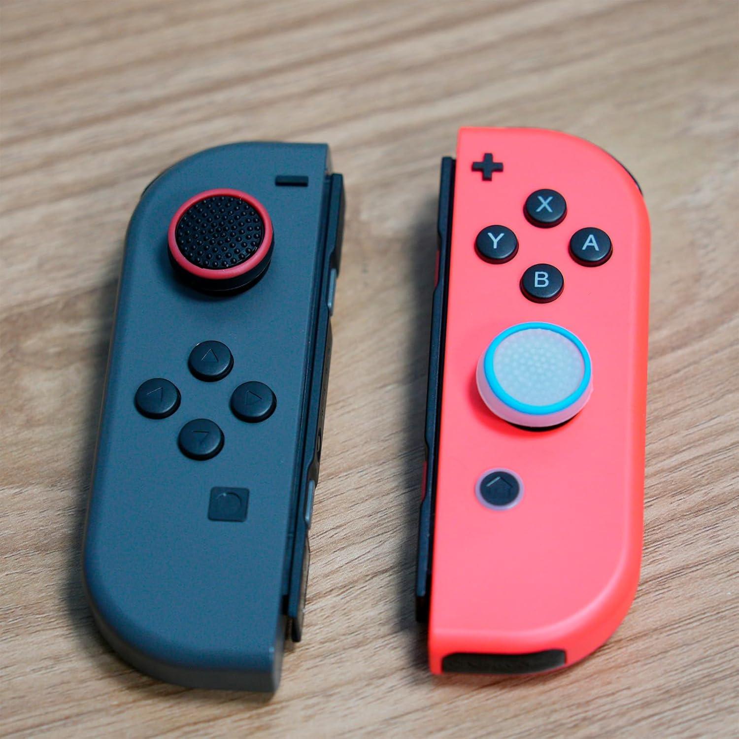 20 Tapas de Agarre de Pulgar Silicona CDHKOZ para Joy Con