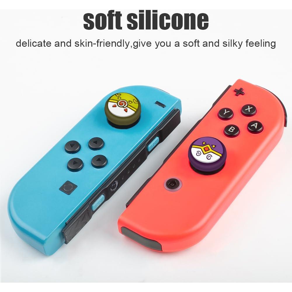 Tapas de agarre para pulgar Gabxy C-Mix para Nintendo Switch