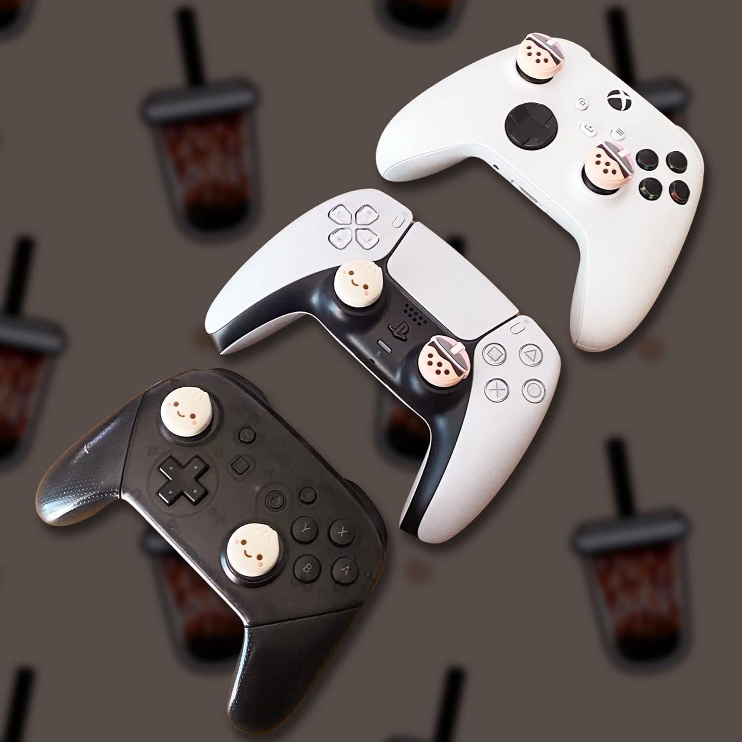 Agarraderas de Pulgar Boba BelugaDesign para PS5 PS4 Xbox