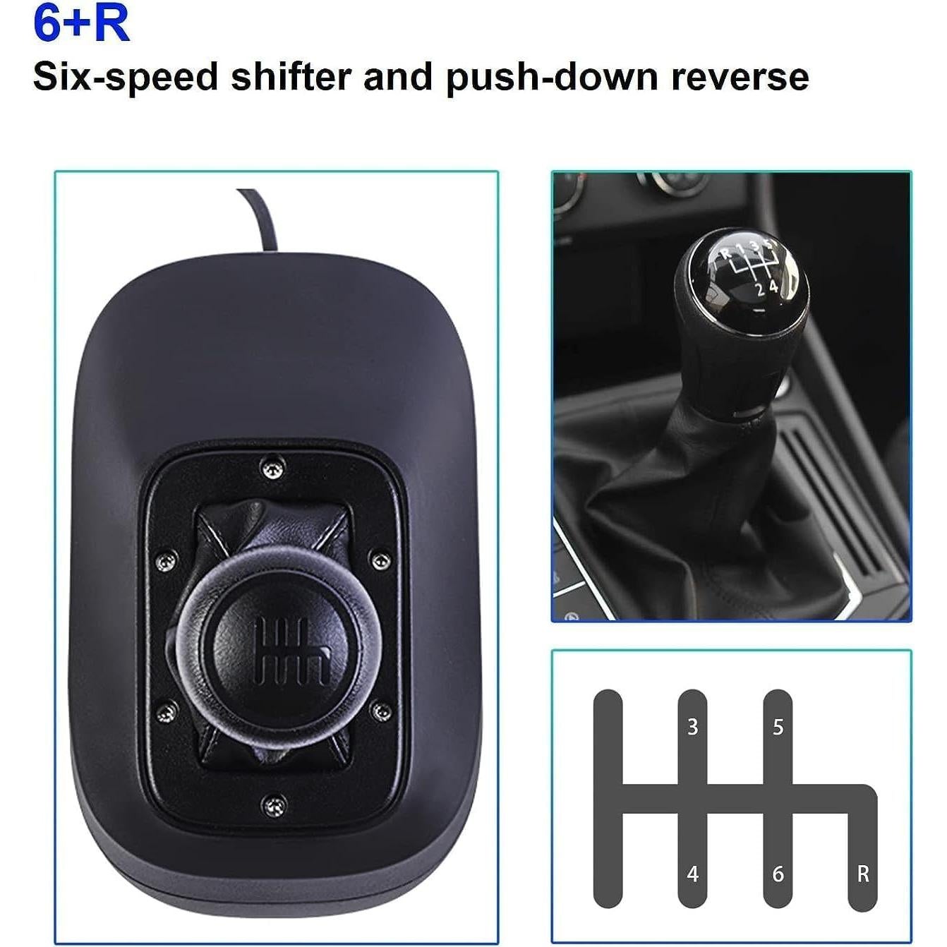 Palanca de Cambios DOYO para Logitech G29 - 6 Velocidades H