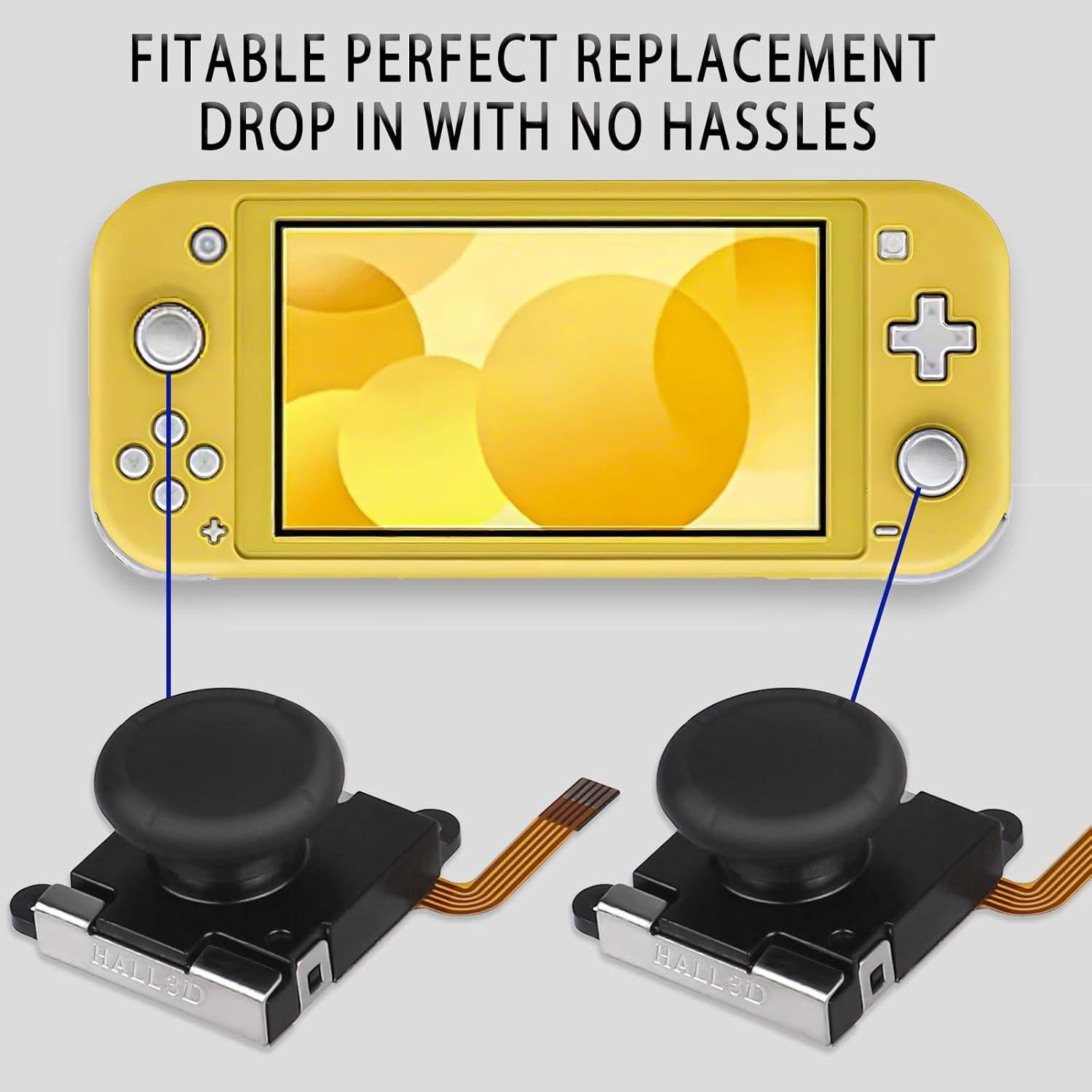 Kit de Reemplazo Joystick Qishiyi para Nintendo Switch OLED