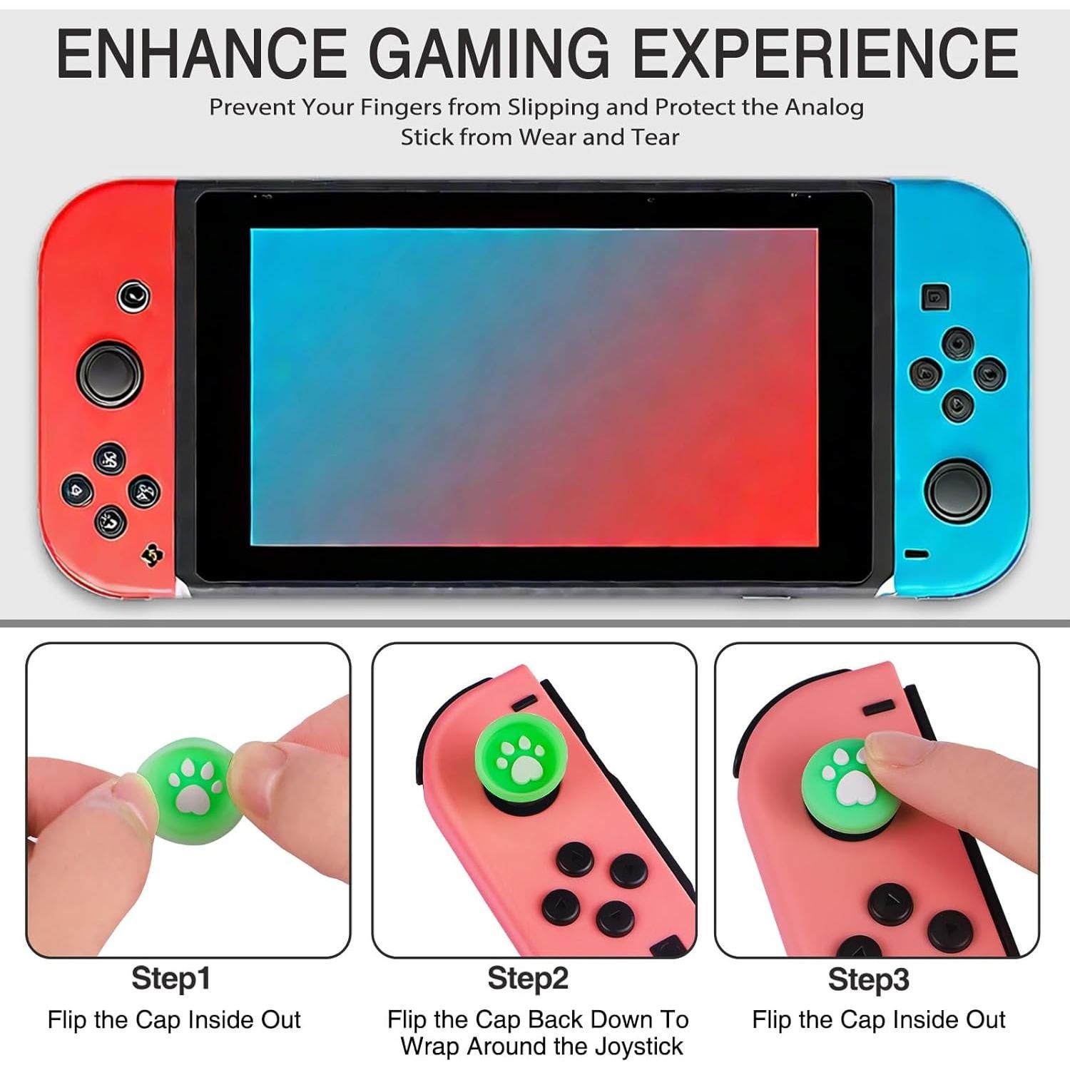 Kit de Reemplazo Joystick Qishiyi para Nintendo Switch OLED