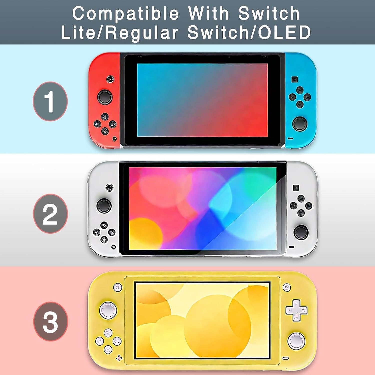 Kit de Reemplazo Joystick Qishiyi para Nintendo Switch OLED