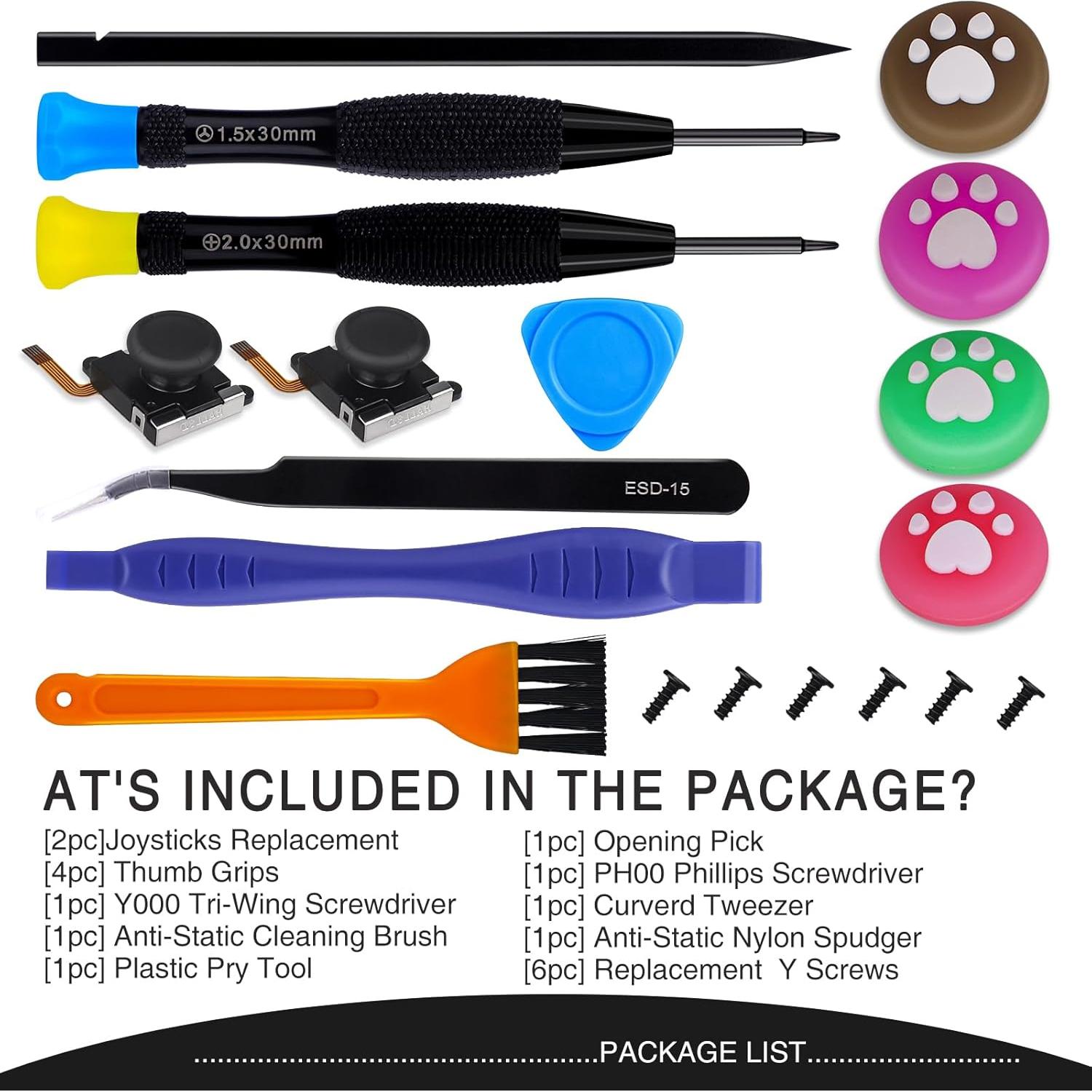 Kit de Reemplazo Joystick Qishiyi para Nintendo Switch OLED