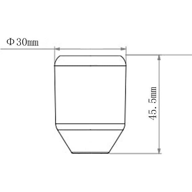 Mango de Bola Bullet-Top para Joystick Sanwa JLF-TP-8YT Rojo