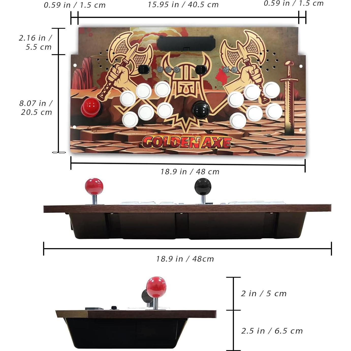 Fighting Stick IntecGaming para Arcade1Up - Consola Sega Genesis