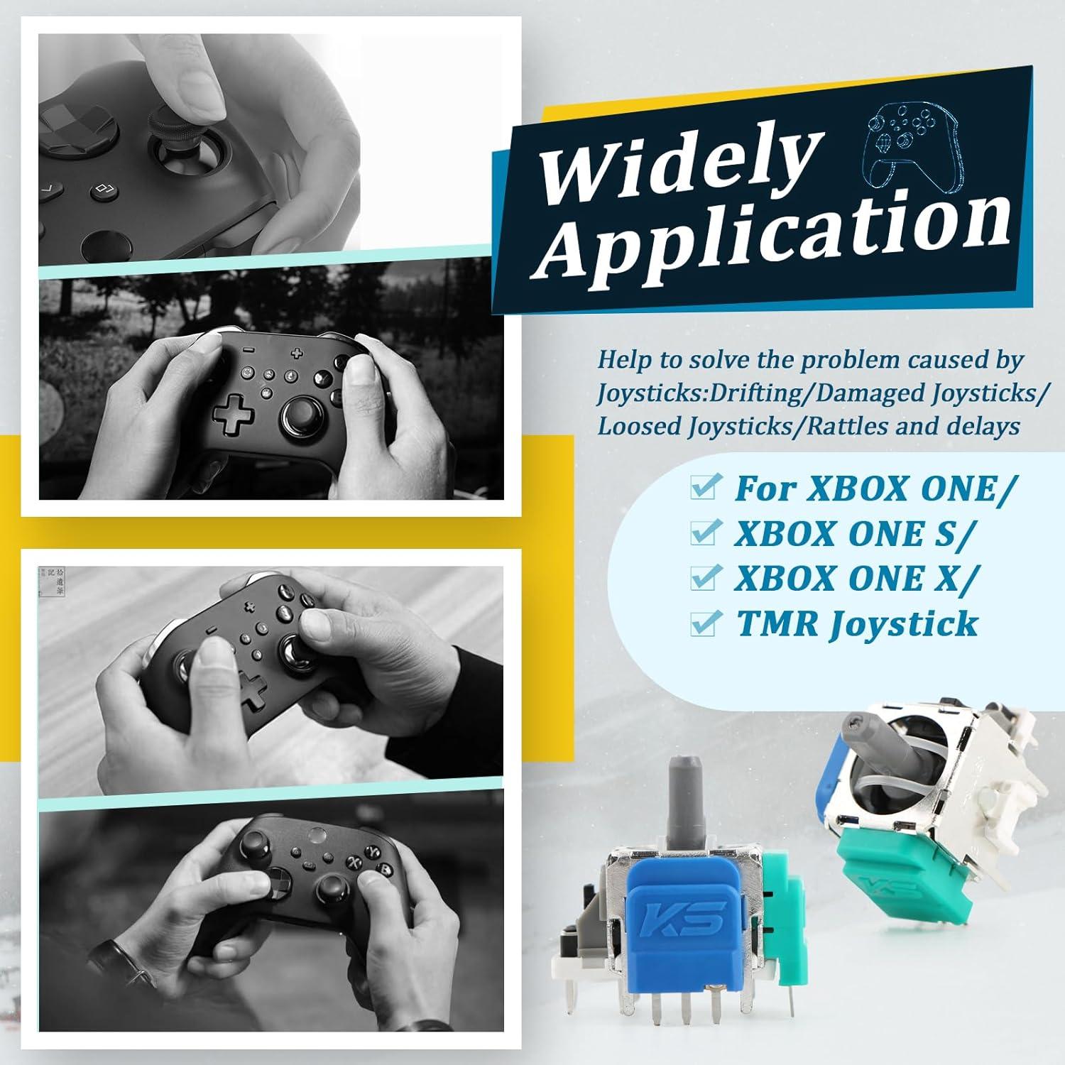 4 Joysticks Electromagnéticos TMR para Xbox One S/X YWLRONG