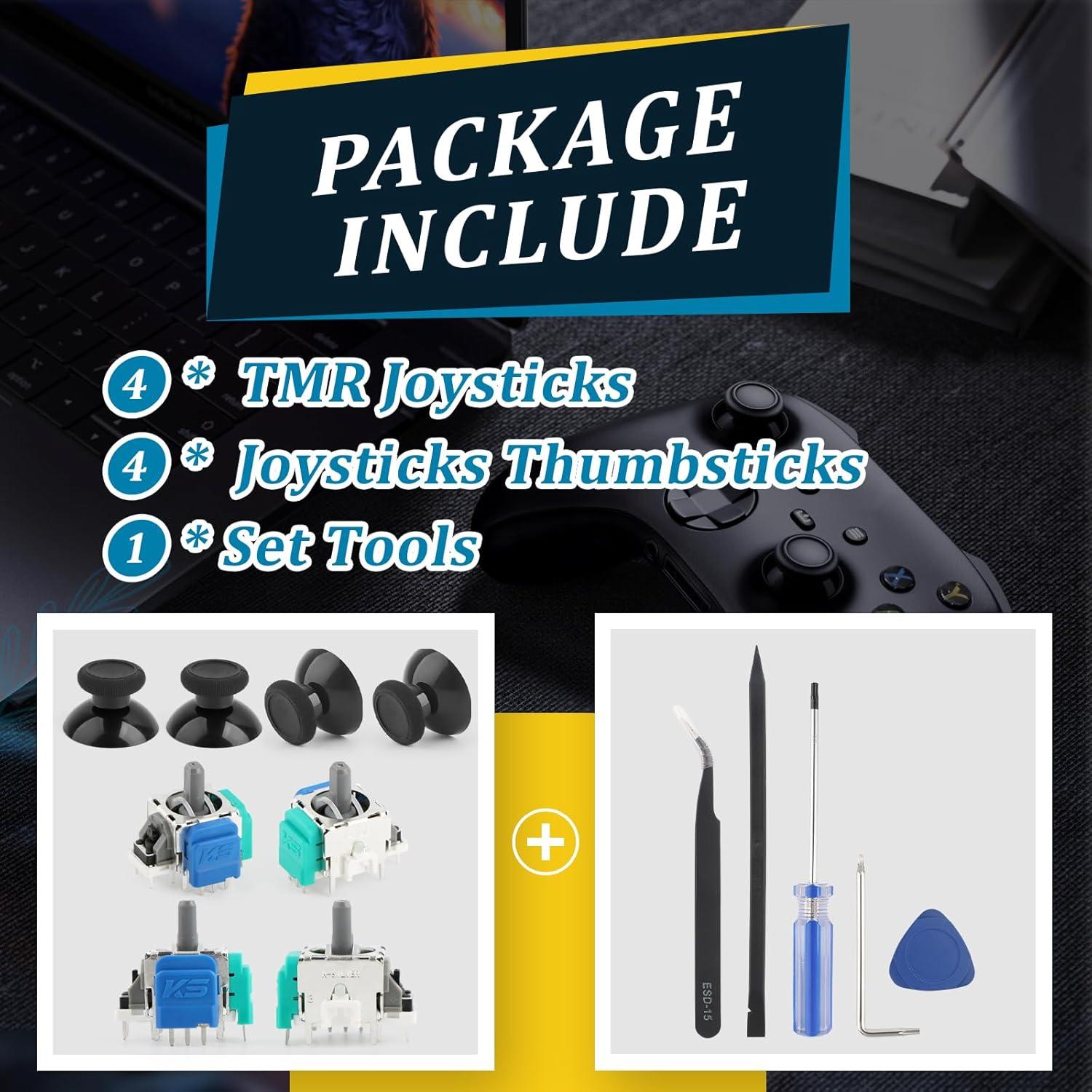 4 Joysticks Electromagnéticos TMR para Xbox One S/X YWLRONG