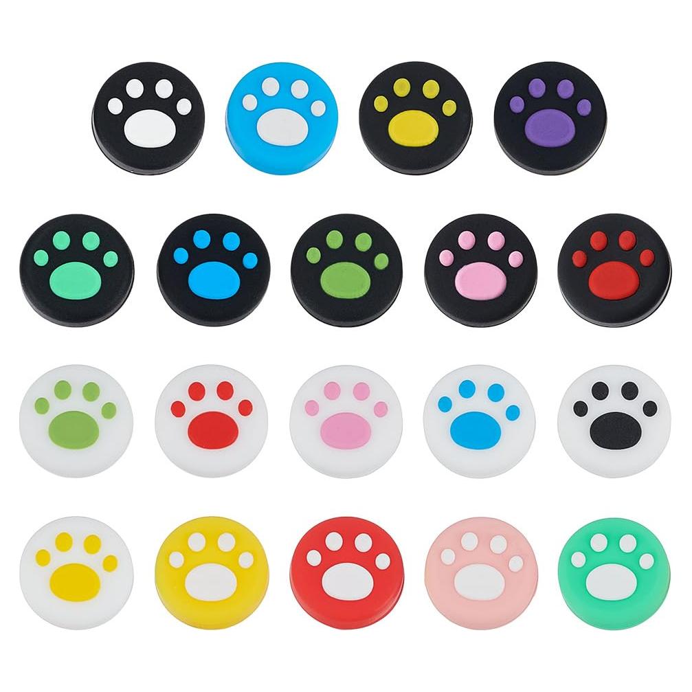 Tapones de Agarre Patita PLIGREAT 76 Pcs para Switch OLED/Lite