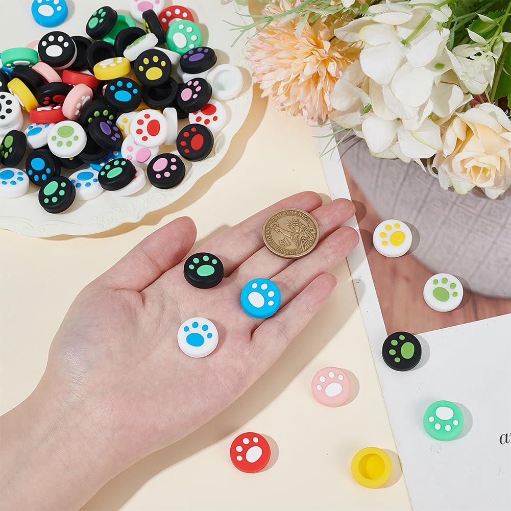 Tapones de Agarre Patita PLIGREAT 76 Pcs para Switch OLED/Lite