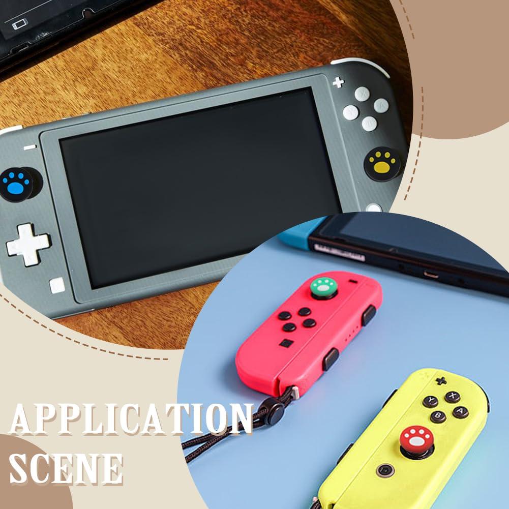 Tapones de Agarre Patita PLIGREAT 76 Pcs para Switch OLED/Lite