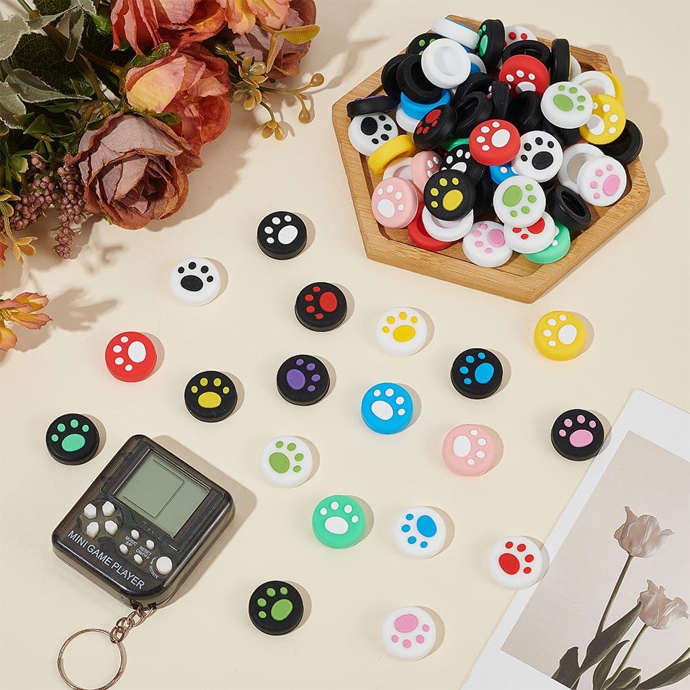 Tapones de Agarre Patita PLIGREAT 76 Pcs para Switch OLED/Lite