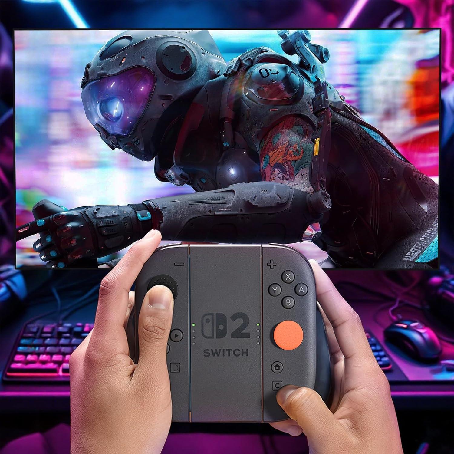 Agarraderas Ergonómicas DLseego para Nintendo Switch 2 - 4PCS