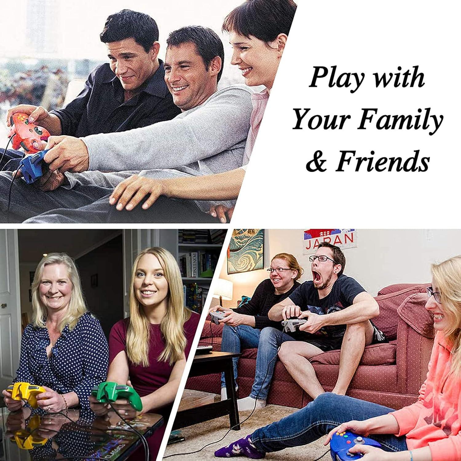 Controlador N64 Inventii 2 Pack con Cable - Azul y Morado