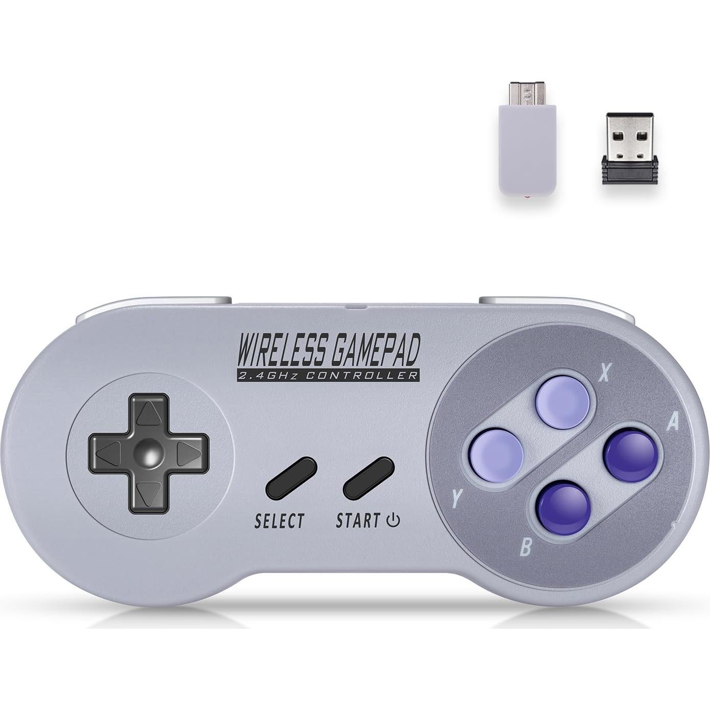 Controlador Inalámbrico Asopiram para SNES Classic - Paquete de 2