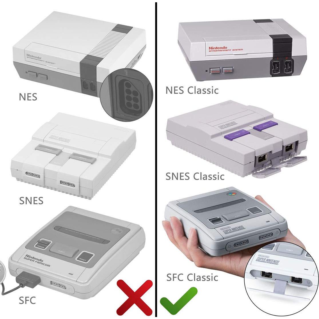 Controlador Inalámbrico Asopiram para SNES Classic - Paquete de 2