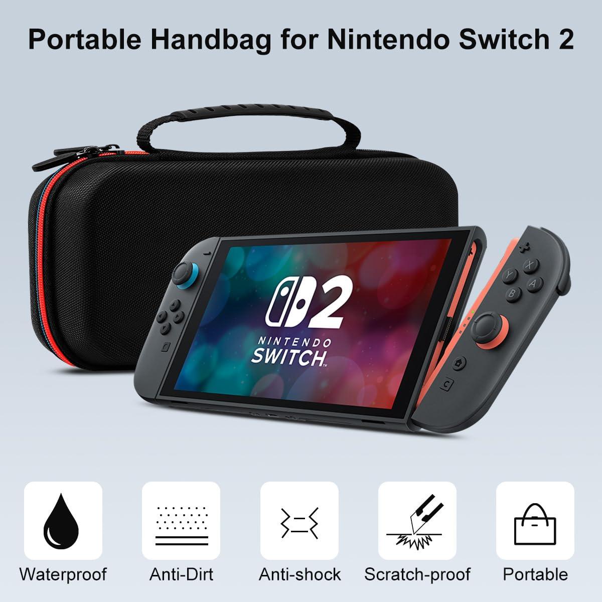 Kit de Accesorios Nintendo Switch 2 - 10 en 1 con Protectores