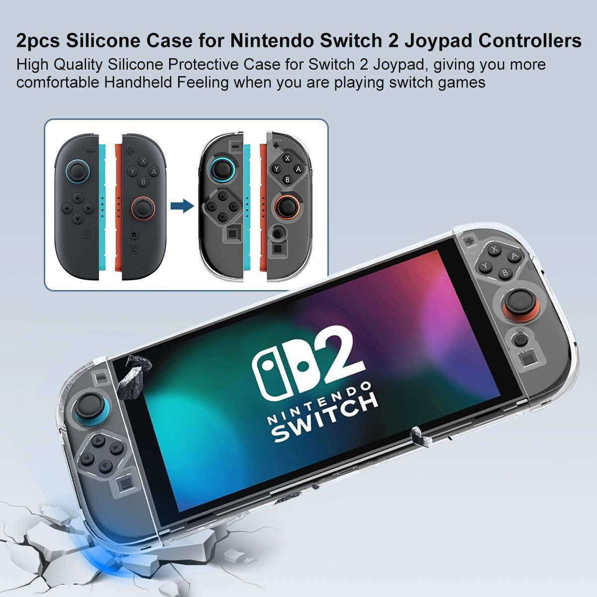 Kit de Accesorios Nintendo Switch 2 - 10 en 1 con Protectores