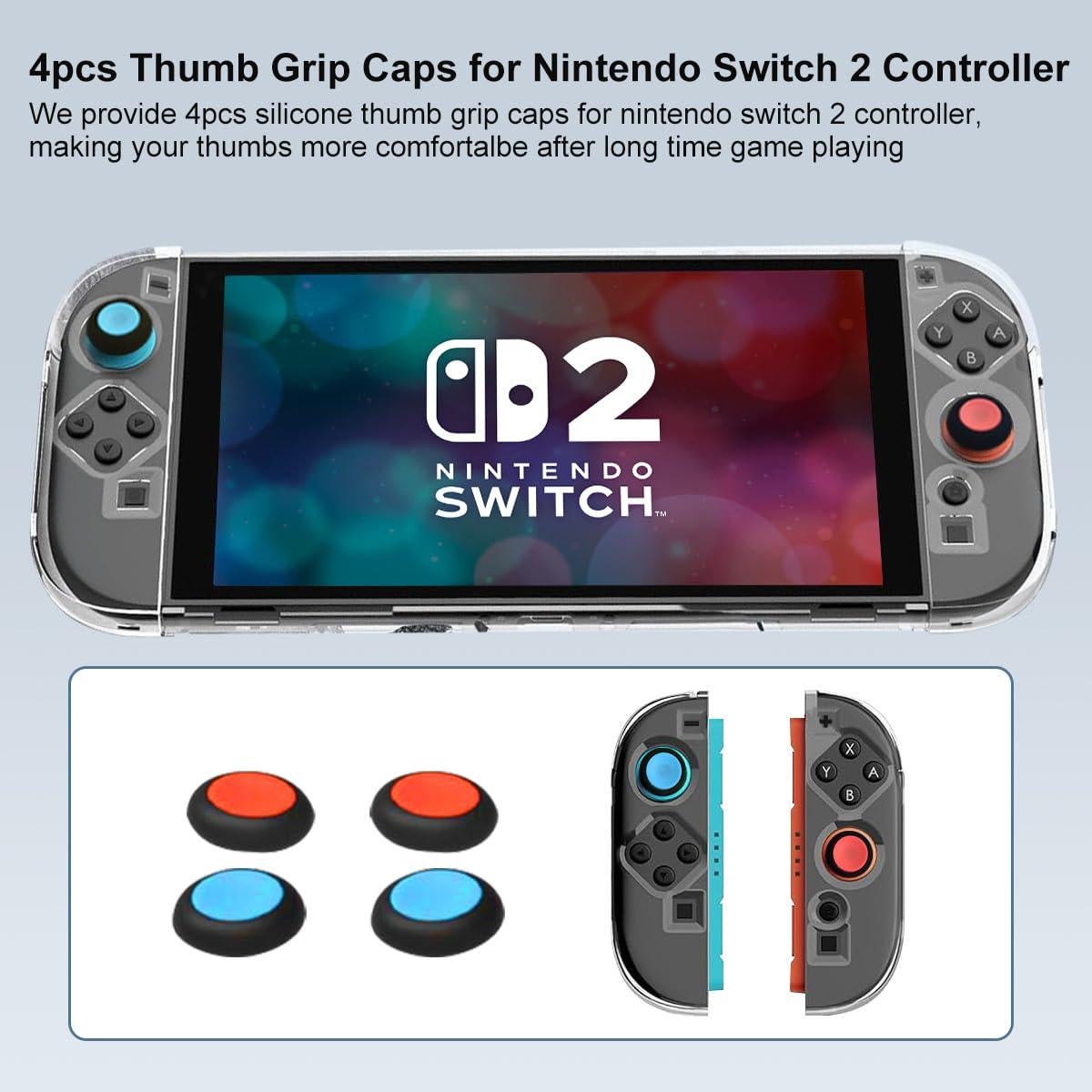 Kit de Accesorios Nintendo Switch 2 - 10 en 1 con Protectores