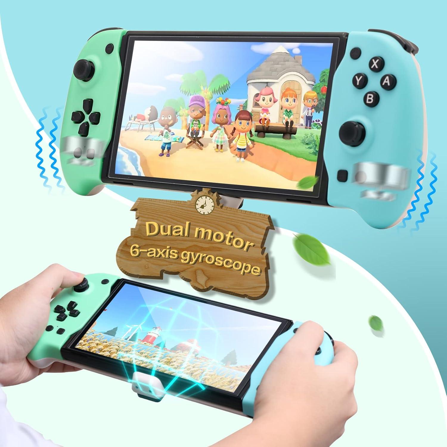 Controlador Inalámbrico ECHZOVE para Nintendo Switch OLED Animal Crossing