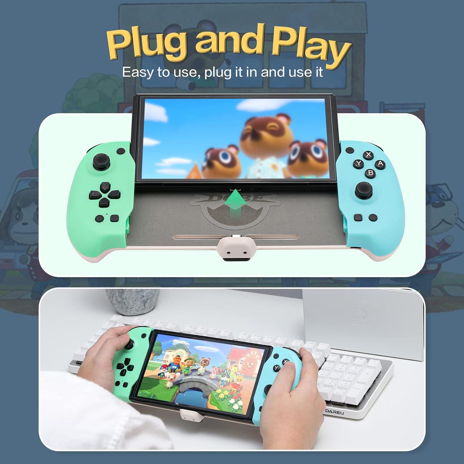 Controlador Inalámbrico ECHZOVE para Nintendo Switch OLED Animal Crossing