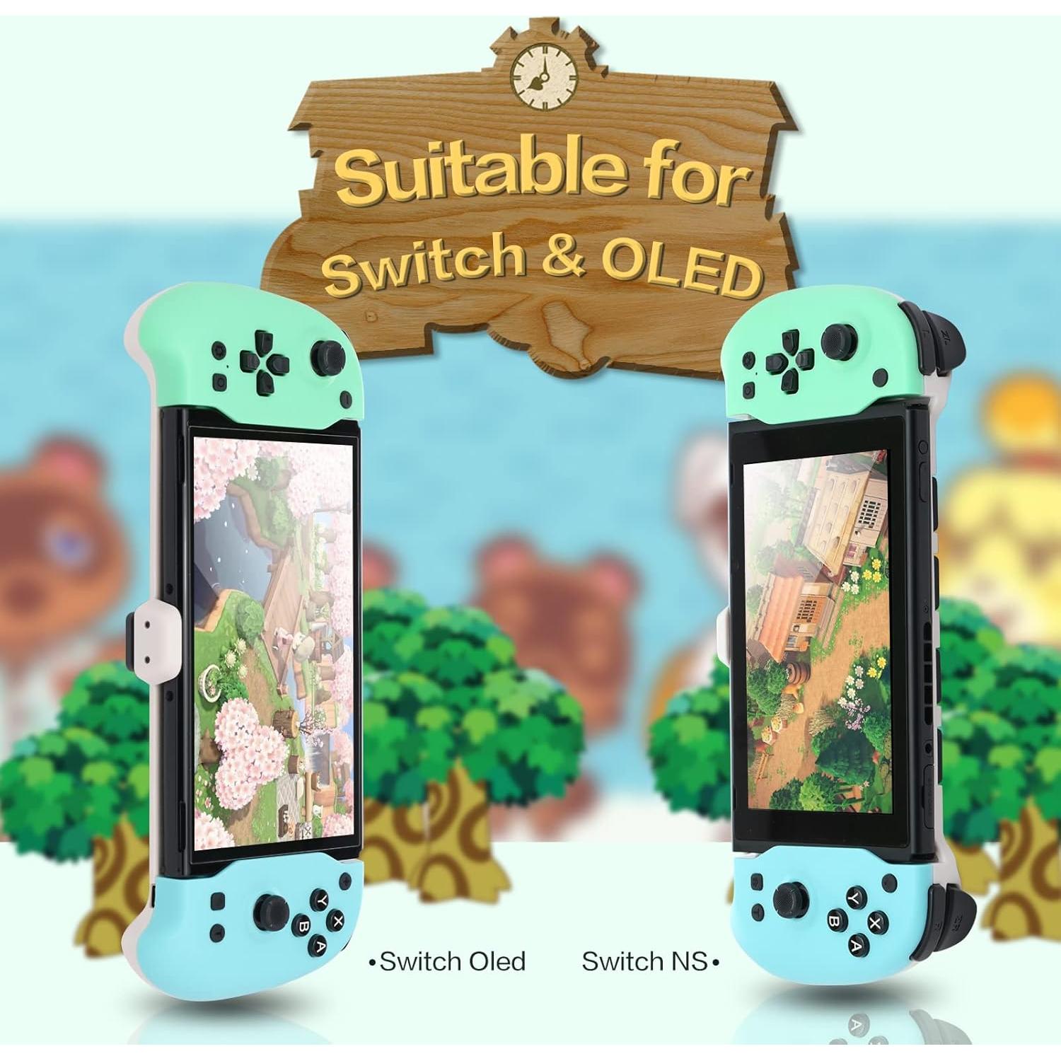 Controlador Inalámbrico ECHZOVE para Nintendo Switch OLED Animal Crossing