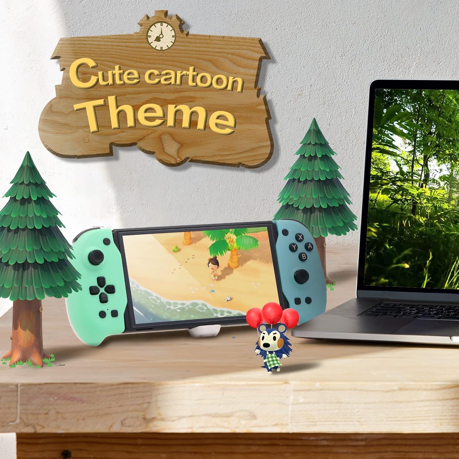 Controlador Inalámbrico ECHZOVE para Nintendo Switch OLED Animal Crossing
