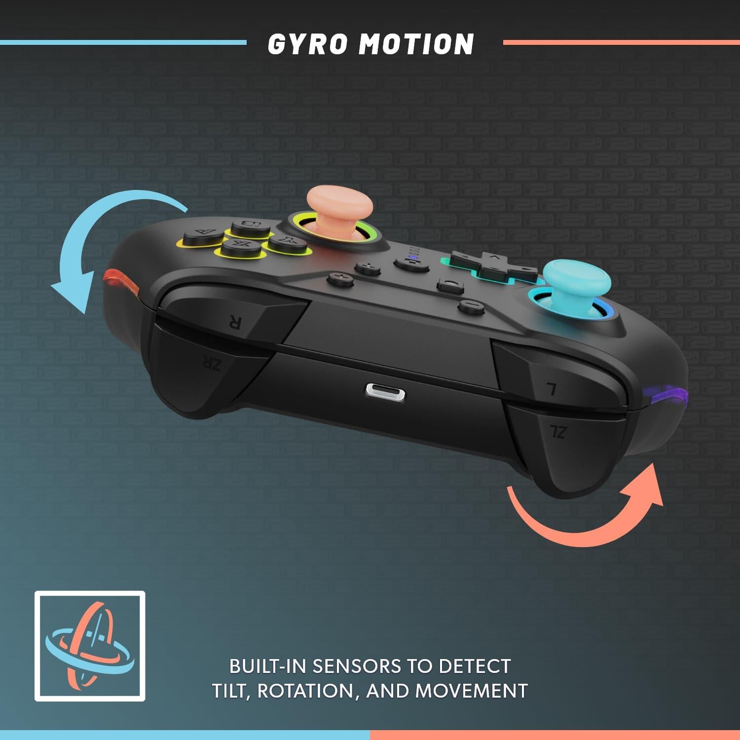 Controlador Pro Inalámbrico Hyperkin NuRival Armor 3 para Nintendo Switch