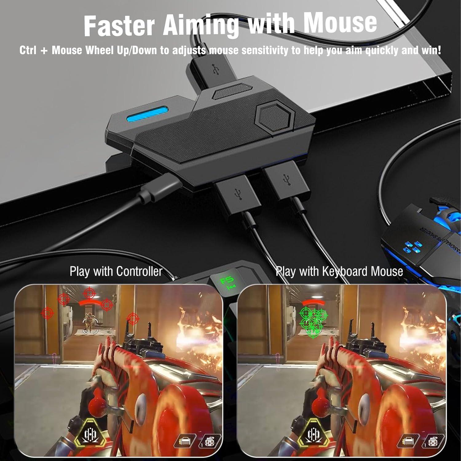 Adaptador de Teclado y Ratón Joso Blader para Consolas