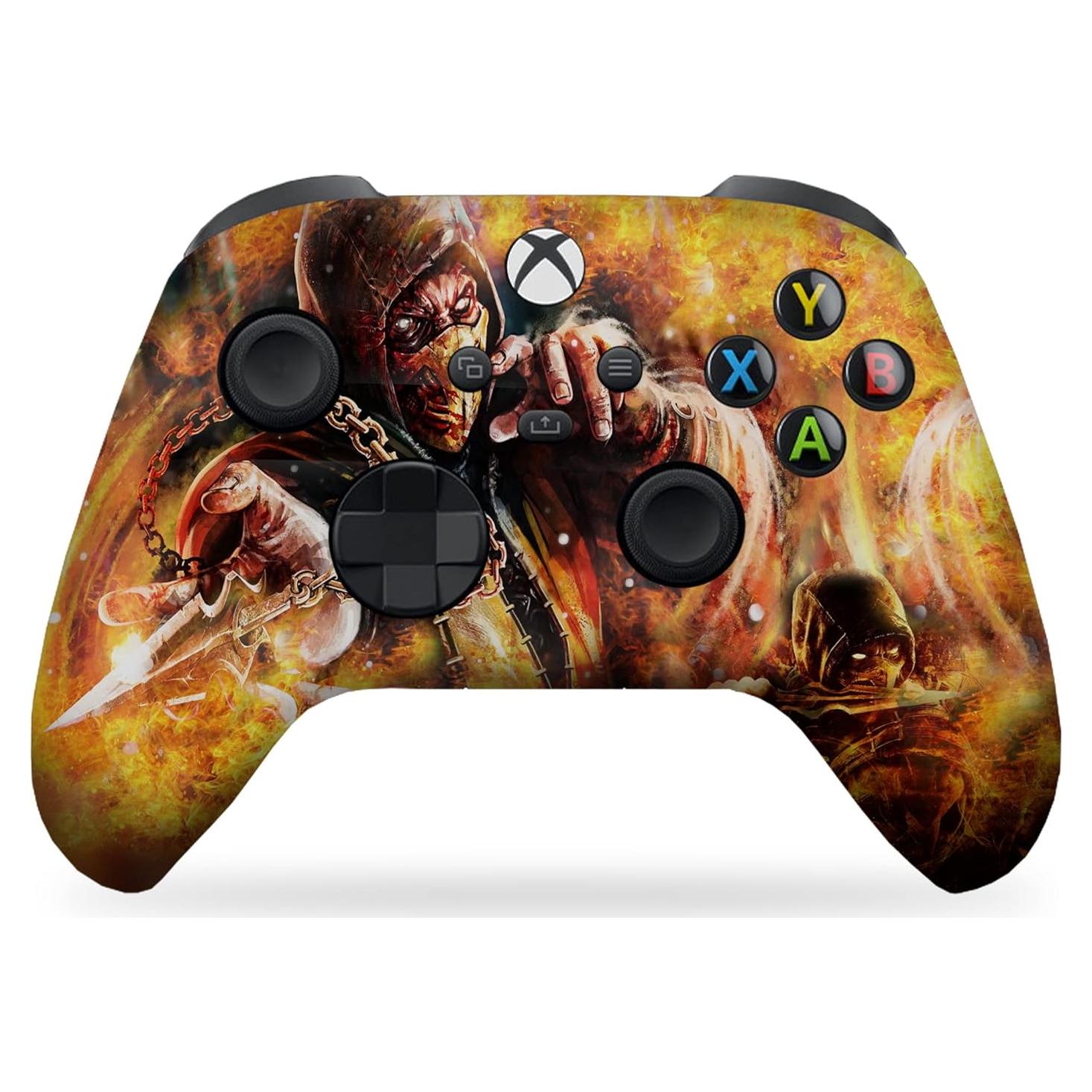 Controlador Inalámbrico DreamController Mortal Kombat Scorpion Xbox